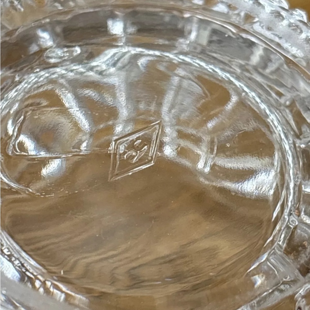 Vintage Heisey Glass Clear Victorian Creamer & Sugar Bowl Handles USA Excellent! - Picture 8 of 16
